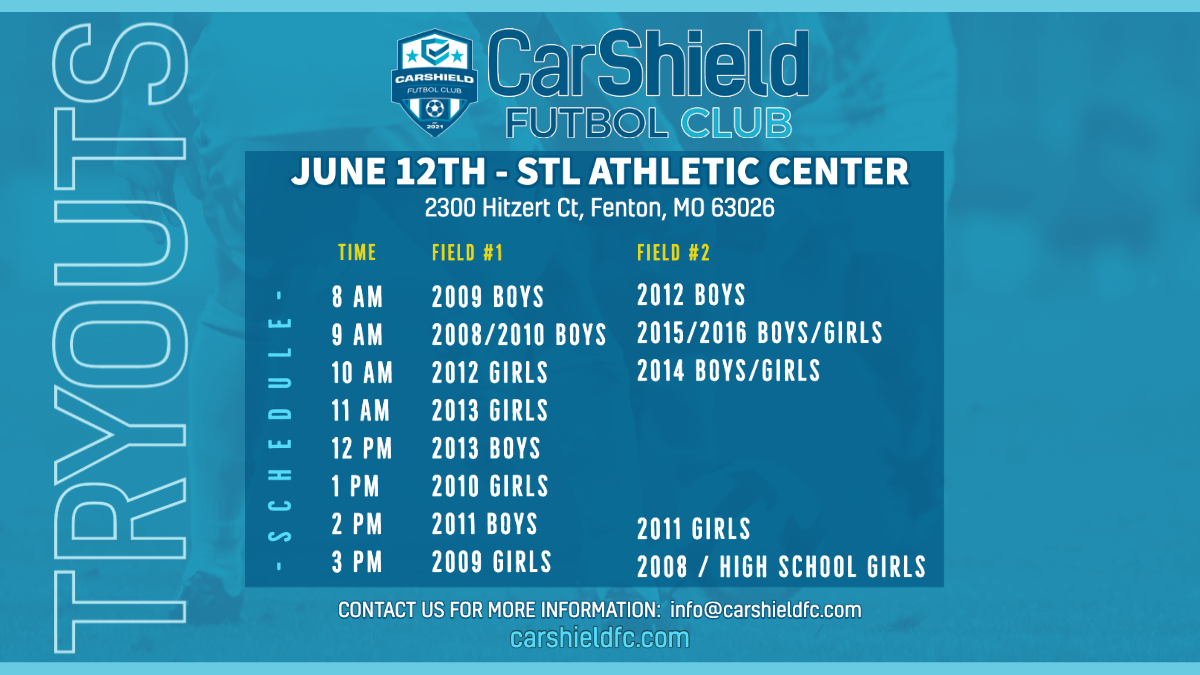 KickArounds & Tryouts CarShield FC